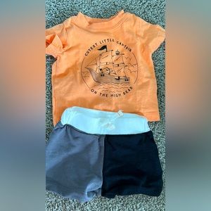 Baby Boy 3 month shirt & short set